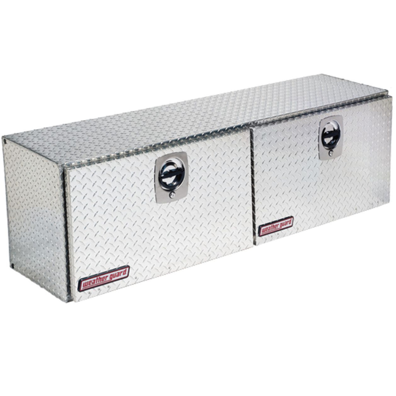 Weather Guard Top Mount Box Double Door Bright Aluminum 64.25X16.25X18 Model 365-0-02