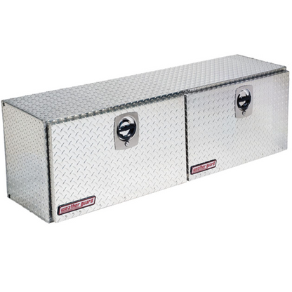 Weather Guard Top Mount Box Double Door Bright Aluminum 64.25X16.25X18 Model 365-0-02
