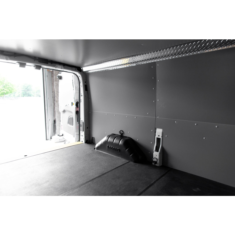 LEGEND DuraTherm Wall Liner Ford Transit 130" Cargo Van MR - Textured Grey - Single Side Door, Model 734-114-2613.MR
