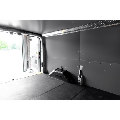 LEGEND DuraTherm Wall Liner Ford Transit 130" Cargo Van MR - Textured Grey - Single Side Door, Model 734-114-2613.MR