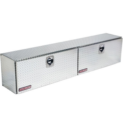 Weather Guard Top Mount Box Double Door Bright Aluminum 90.25X16.25X18 Model 391-0-02