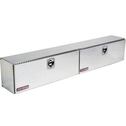 Weather Guard Top Mount Box Double Door Bright Aluminum 96.25X13.25X16 Model 396-0-02