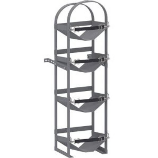 Holman Refrigerant Tank Rack - 4 Tier Model 40101