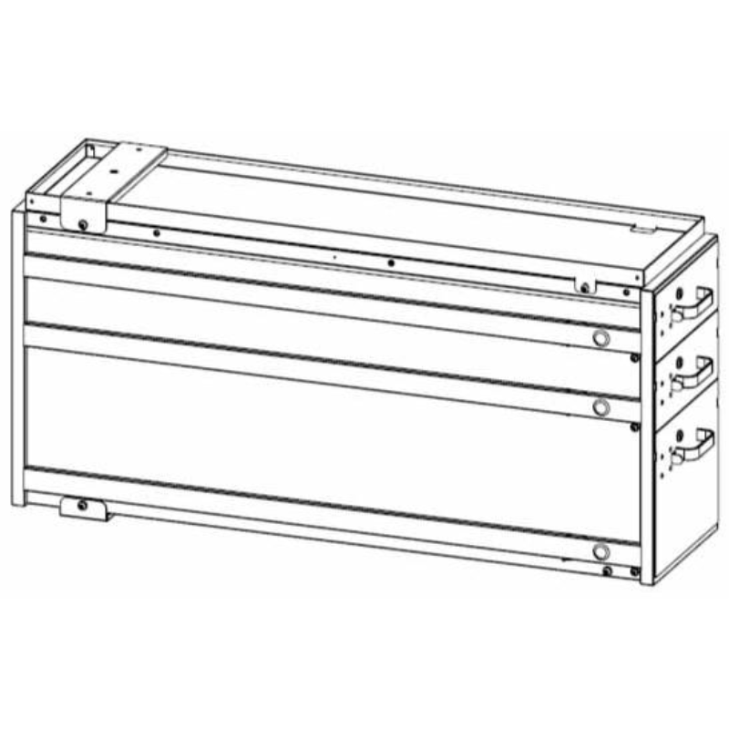 Holman Steel 3 Long Heavy-Duty Drawer Model 40250