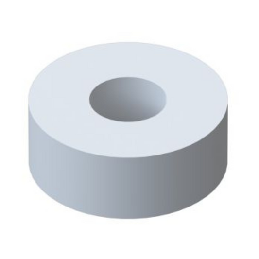 Holman Plastic Floor Spacers 1" Dia x 3/8" Tk. (Box of 200) Model 40501