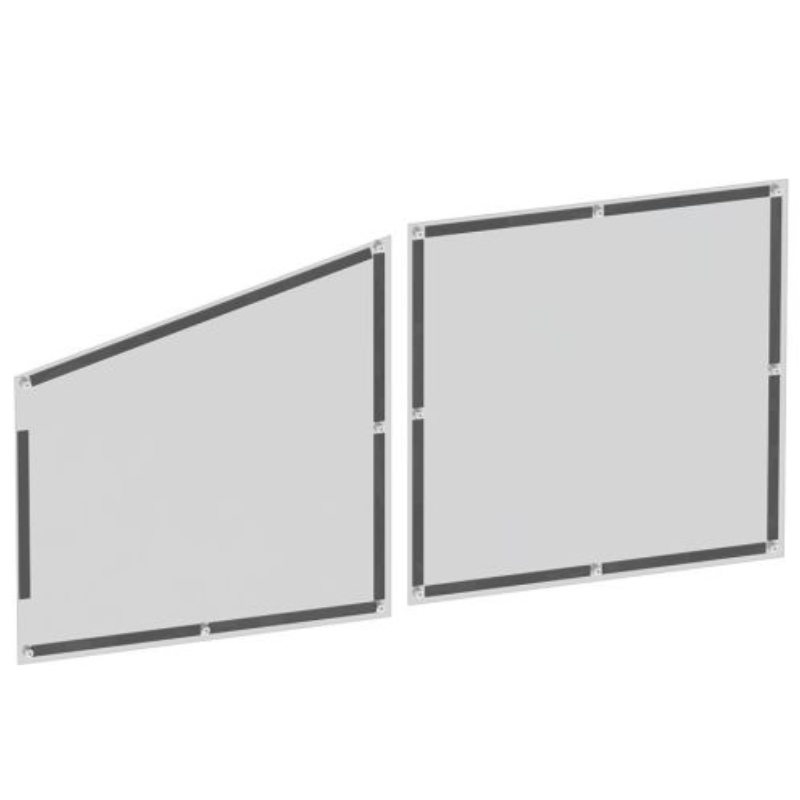 Holman Partition - Poly-Carbonate Panels to Cover Perforations (Use with 40640) Model 40644