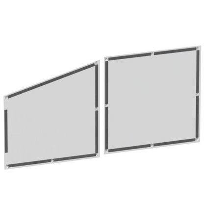 Holman Partition - Poly-Carbonate Panels to Cover Perforations (Use with 40640) Model 40644