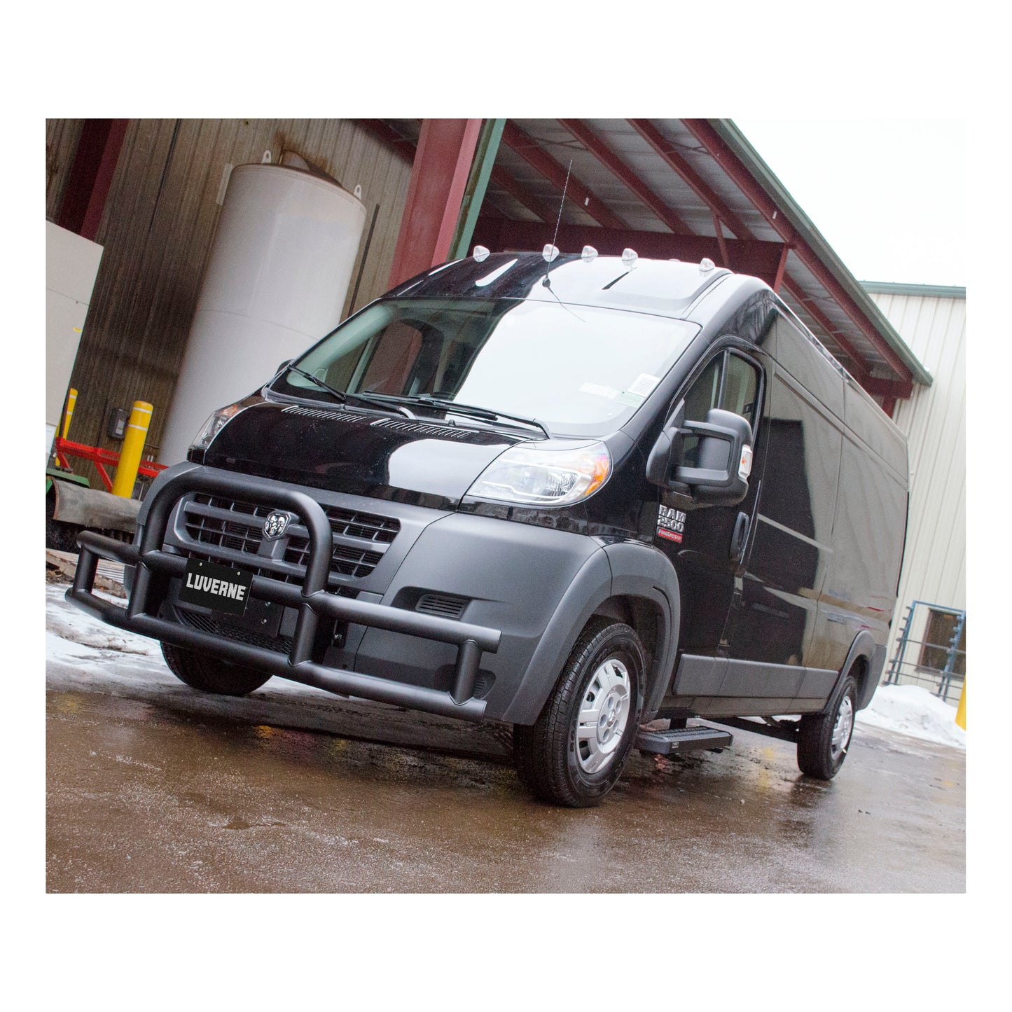 Luverne Grip Step 7" x 36" Black Aluminum Running Boards Select Ram ProMaster Model 415036-401471
