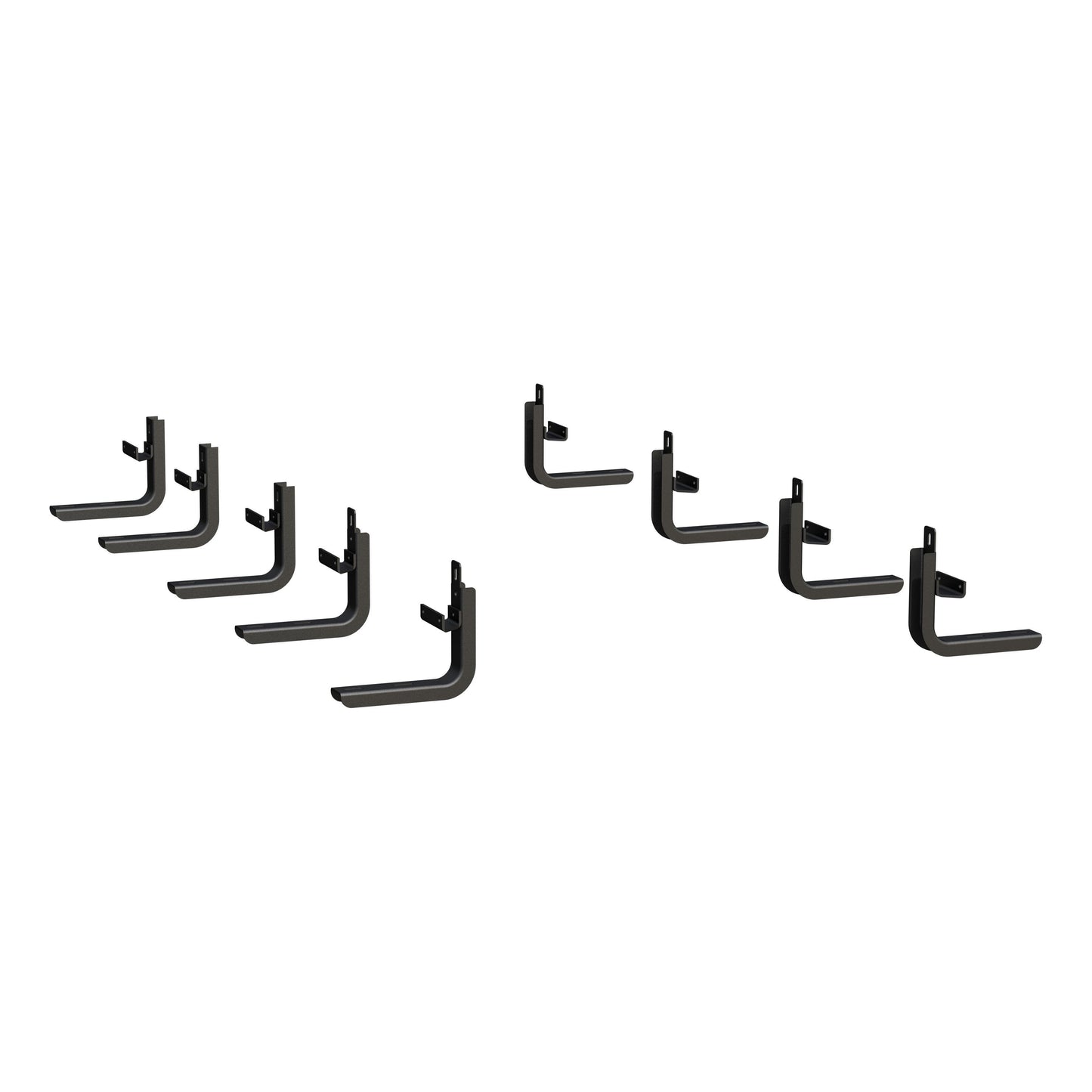 Luverne Grip Step 7" x 98" Black Aluminum Running Boards Select Sprinter 2500 3500 Model 415098-400745