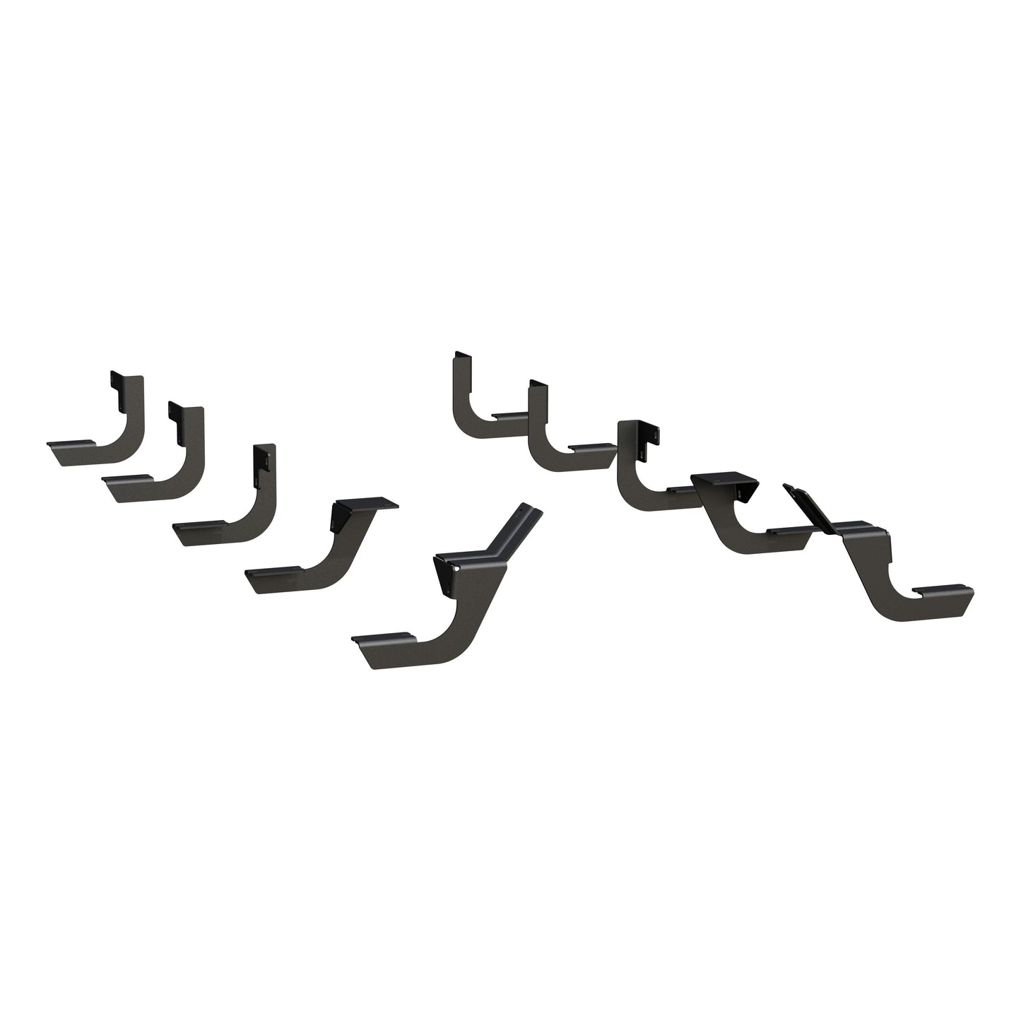 Luverne Grip Step 7" x 98" Black Aluminum Running Boards Select Ford E-Series Model 415098-570125