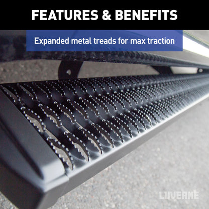 Luverne Grip Step 7" x 54" Aluminum Passenger Running Board Fleet Kit Select Sprinter Model 415254-400743-0