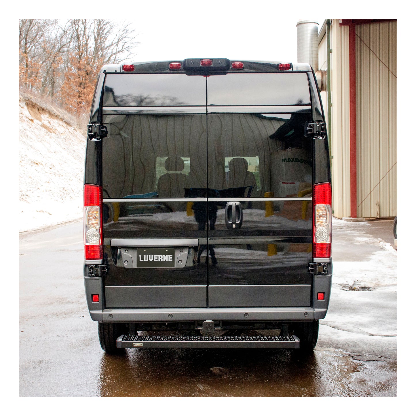 Luverne Grip Step 7" x 54" Black Aluminum Rear Step Select Ram ProMaster Model 415254-401478