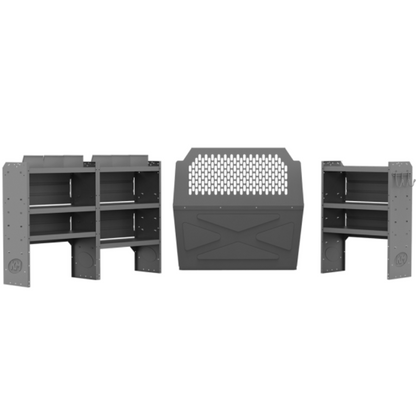 Holman Deluxe Commercial Van Package 43" H Shelves Ram ProMaster City Model 41PCL