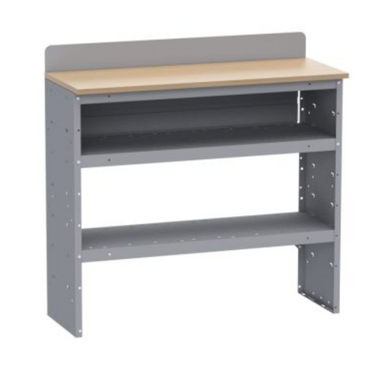 Holman Van Shelving Workbench 42" W x 37" H x 16" D Model 43542