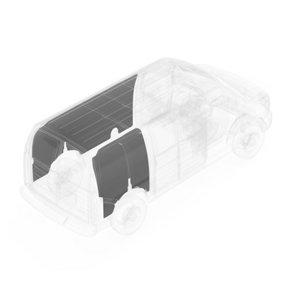 LEGEND DuraTherm Wall Liner ONLY - GMC Savana/Chevy Express Cargo Van Regular Wheelbase - White - Single Side Door Model 314-114-2614