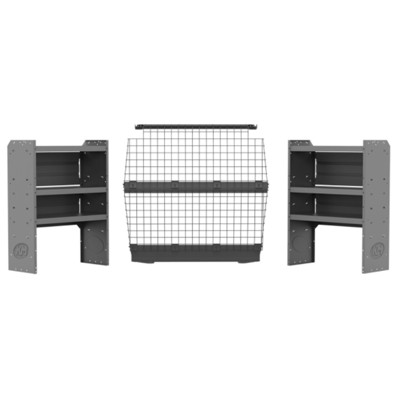 Holman Commercial Van Package 43" H Shelves Wire Partition Ram ProMaster City Model 47PCL