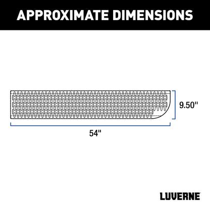 Luverne Grip Step XL 9-1/2" x 54" Steel Passenger Running Board Select Sprinter Model 495154-401800