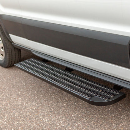 Luverne Grip Step XL 9-1/2" x 54" Steel Passenger Board Fleet Kit Select Ford Transit Model 495154-401801-0