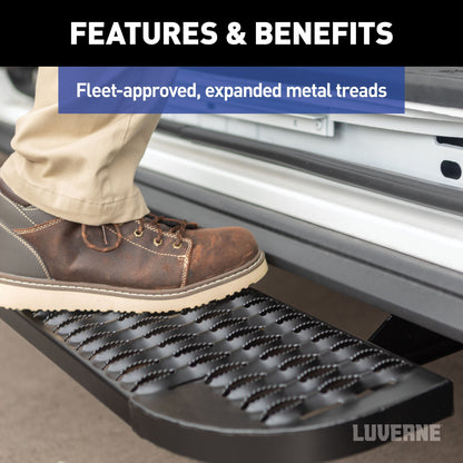 Luverne Grip Step XL 9-1/2" x 54" Steel Passenger Running Board Select Ram ProMaster Model 495154-401802