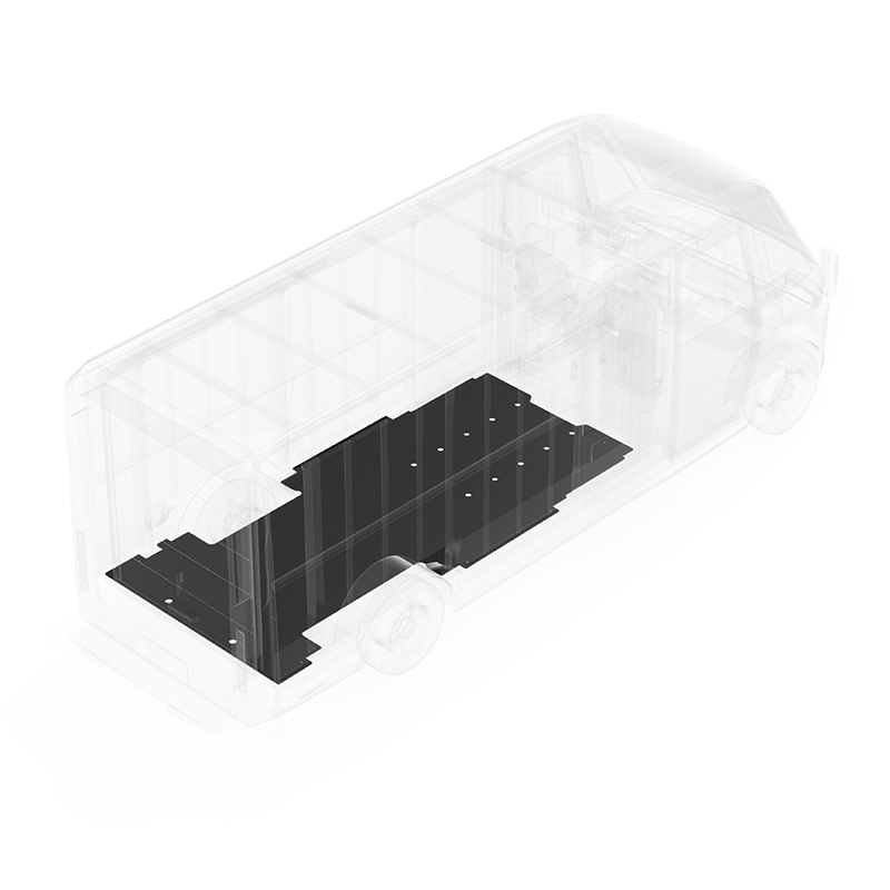 LEGEND StabiliGrip without Sills BRIGHTDROP EV600 Regular Wheelbase 3 Pc - Single Side Door Model 922-135-6541