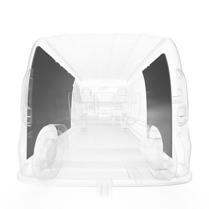 LEGEND DuraTherm Wall Liner RAM ProMaster City Cargo Van - Textured Grey - Single Side Door, Model 674-114-2613