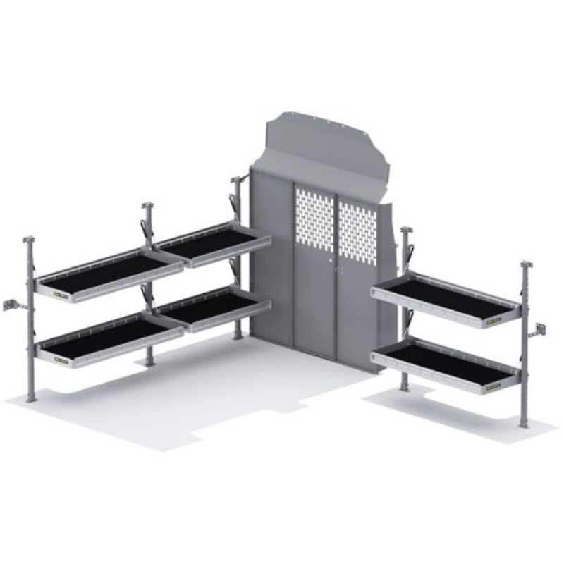 Holman Folding Shelves Van Package Nissan NV High Roof Model 51NVH