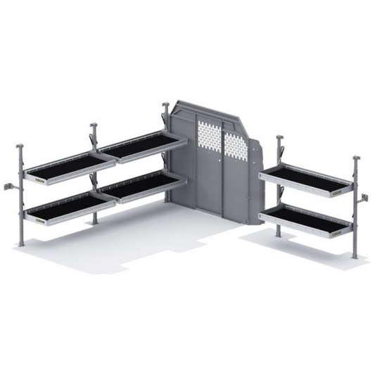 Holman Folding Shelves Van Package Ford Transit 130" WB Low Roof Model 51TRL