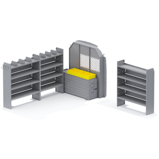 Holman Heavy Duty Drawers Van Package - Transit Mid Roof 148" Wheelbase Model 52TLM