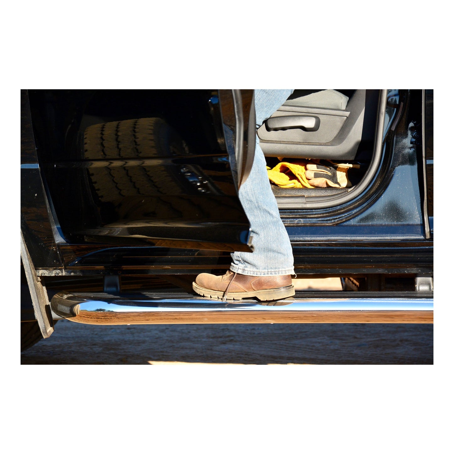 Luverne MegaStep 6-1/2" x 98" Aluminum Running Boards Select Ford E-150 E-250 E-350 Model 575098-570125