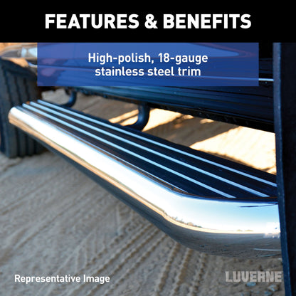 Luverne MegaStep 6-1/2" x 36" 100" Aluminum Running Boards Select Sprinter 2500 3500 Model 575100-570747