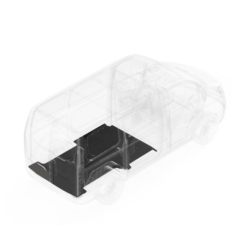 LEGEND AutoMat Bar without Sills Ford Transit 130" Wheelbase Cargo Van 1 Pc - Single Side Door Model 732-043-7621