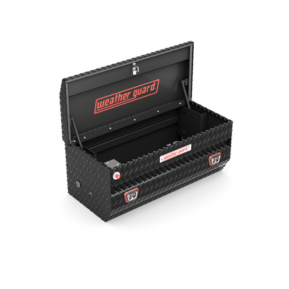 Weather Guard Chest Tool Box Gloss Black Aluminum 41X20X19.25 Model 614-5-04