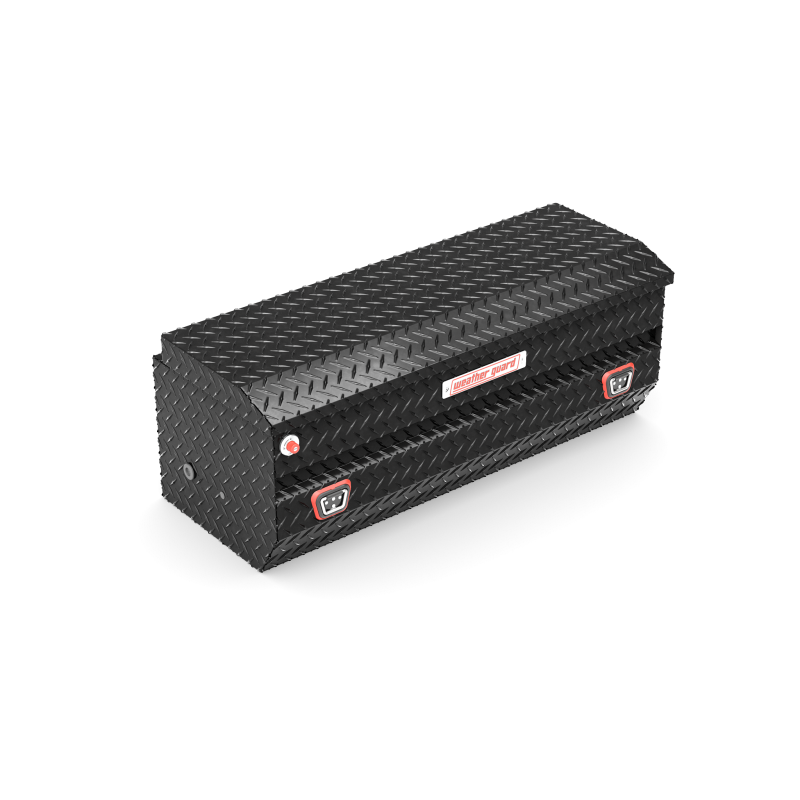 Weather Guard Chest Tool Box Gloss Black Aluminum 48X20X19 Model 624-5-04