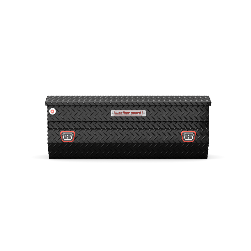 Weather Guard Chest Tool Box Gloss Black Aluminum 48X20X19 Model 624-5-04