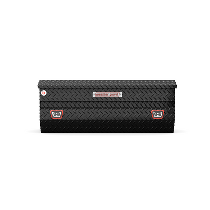 Weather Guard Chest Tool Box Gloss Black Aluminum 48X20X19 Model 624-5-04