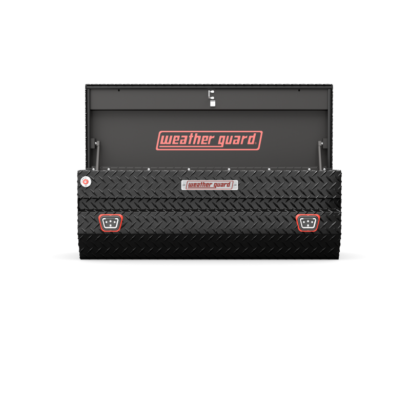 Weather Guard Chest Tool Box Gloss Black Aluminum 48X20X19 Model 624-5-04