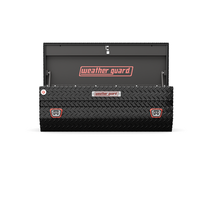 Weather Guard Chest Tool Box Gloss Black Aluminum 48X20X19 Model 624-5-04