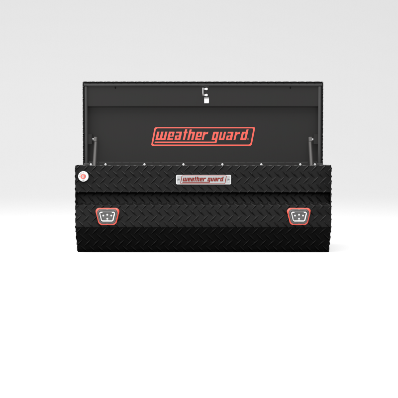 Weather Guard Chest Tool Box Textured Matte Black Aluminum 48X20X19 Model 624-52-04