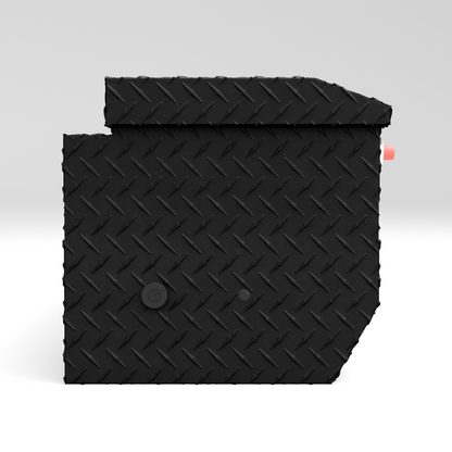 Weather Guard Chest Tool Box Textured Matte Black Aluminum 48X20X19 Model 624-52-04