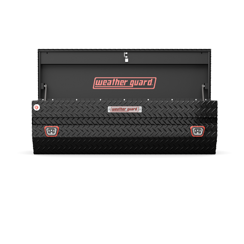 Weather Guard Chest Tool Box Gloss Black Aluminum 58X20X19 Model 634-5-04