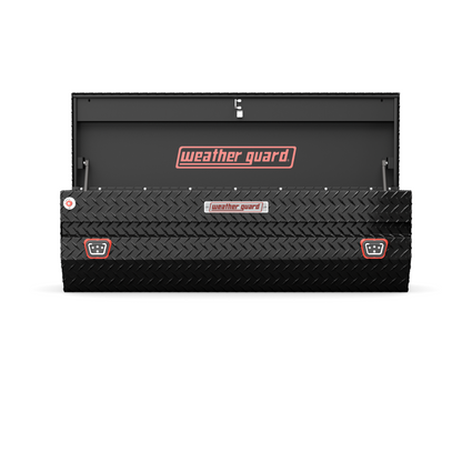 Weather Guard Chest Tool Box Gloss Black Aluminum 58X20X19 Model 634-5-04