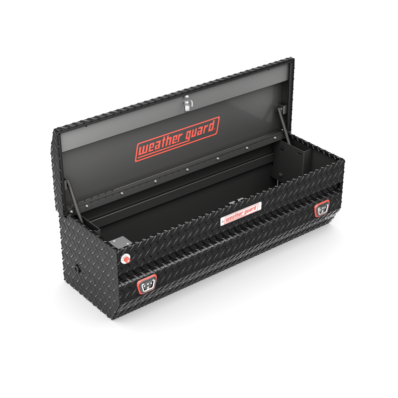Weather Guard Chest Tool Box Gloss Black Aluminum 58X20X19 Model 634-5-04