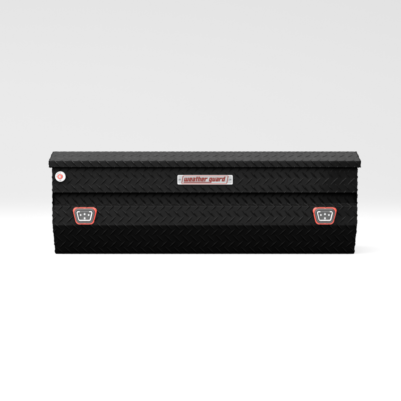Weather Guard Chest Tool Box Textured Matte Black Aluminum 58X20X19 Model 634-52-04