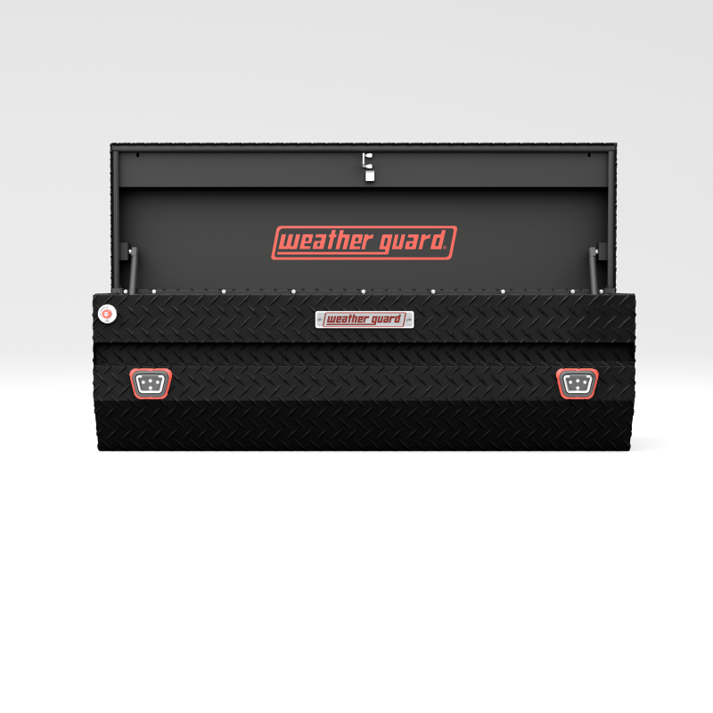 Weather Guard Chest Tool Box Textured Matte Black Aluminum 58X20X19 Model 634-52-04