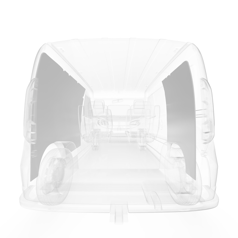 LEGEND DuraTherm Wall Liner RAM ProMaster City Cargo Van - White - Single Side Door, Model 674-114-2614