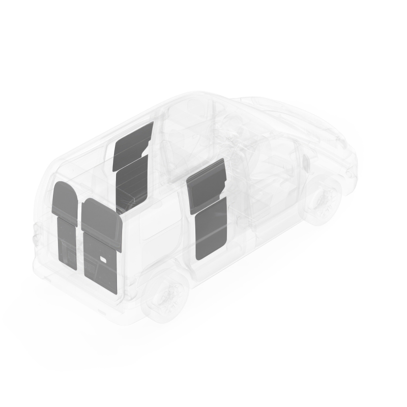 LEGEND DuraTherm Door Liner Nissan NV200 Cargo Van - White Model 533-114-2614