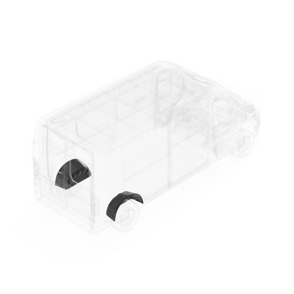 LEGEND Wheel Well Covers (Single Rear Set) RAM ProMaster (all WB lengths) Model 6-WWC-11