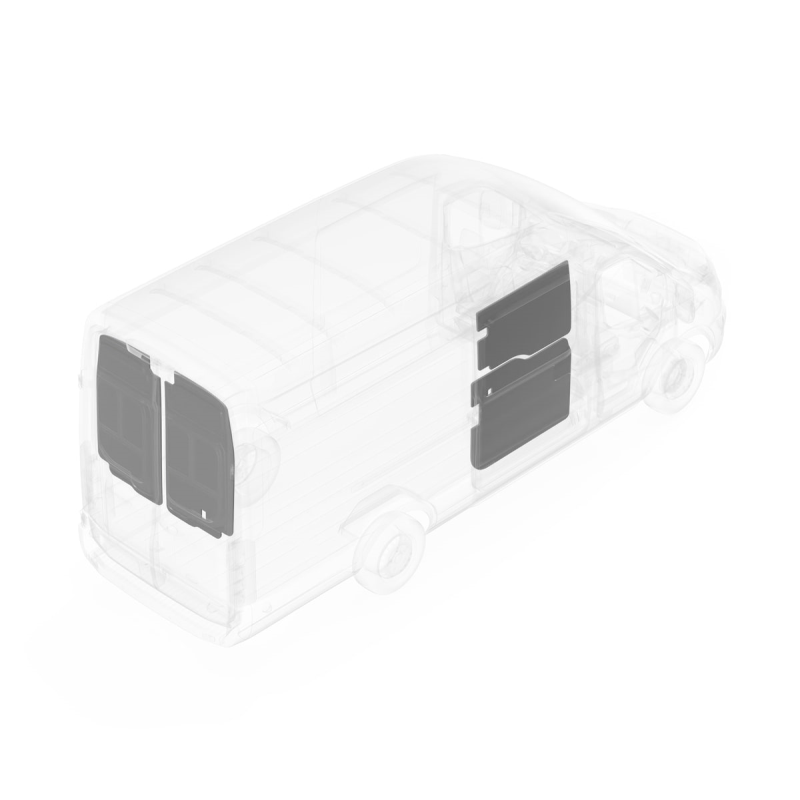 LEGEND DuraTherm Door Liner RAM ProMaster 118" Cargo Van - White Model 623-114-2614