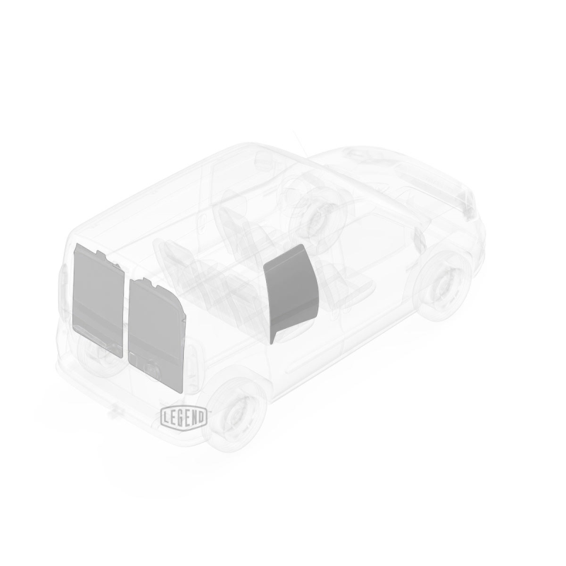 LEGEND EconoLite Door Liner RAM ProMaster City Cargo Van - Textured Grey Model 07R01-20