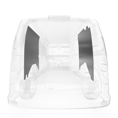 LEGEND DuraTherm Wall Liner ONLY - Ford Transit Connect Short Wheelbase Cargo Van - Textured Grey - Single Side Door Model 714-114-2613